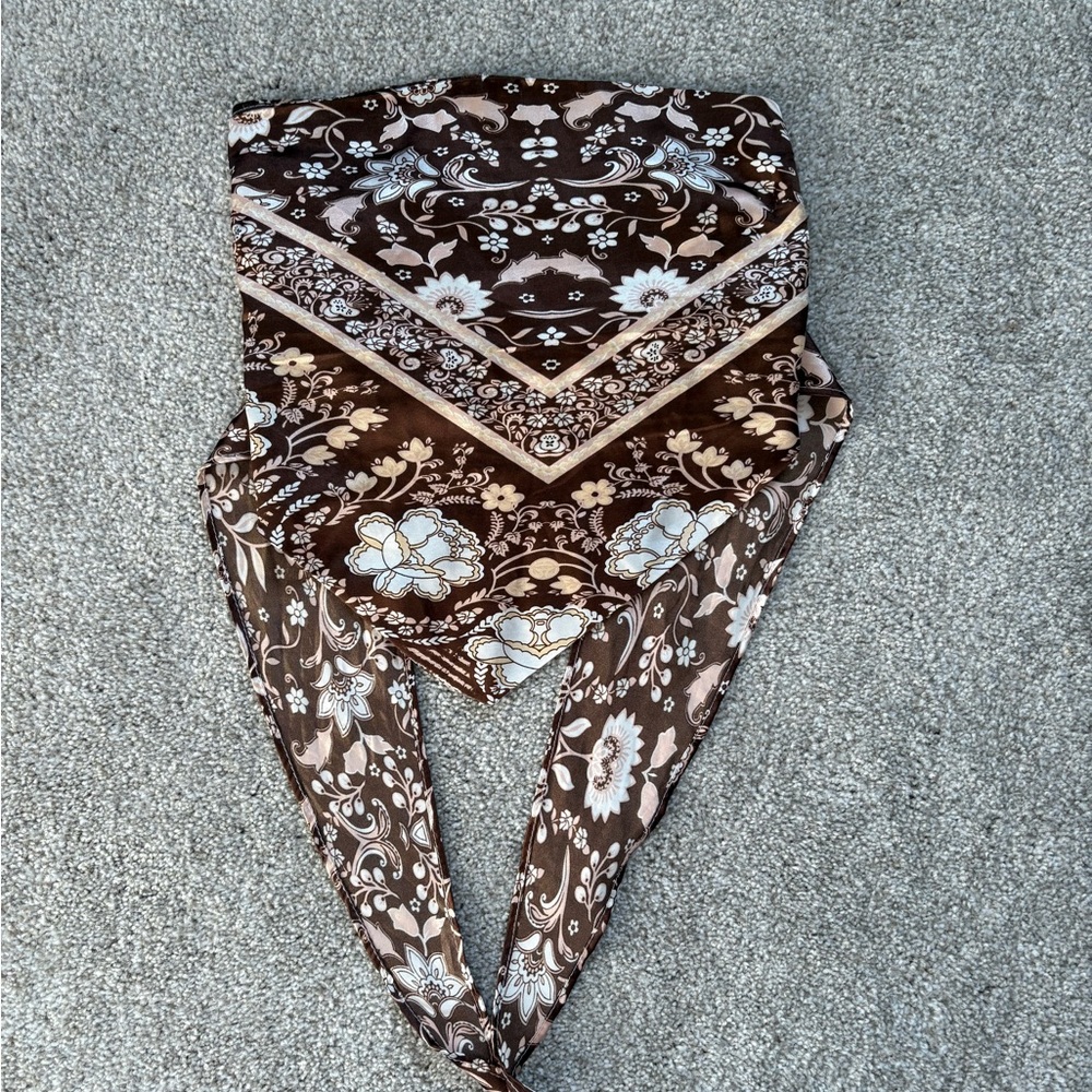 Tie up bandana style top